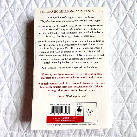 Good Omens by Terry Pratchett & Neil Gaiman - Picture 2 of 3